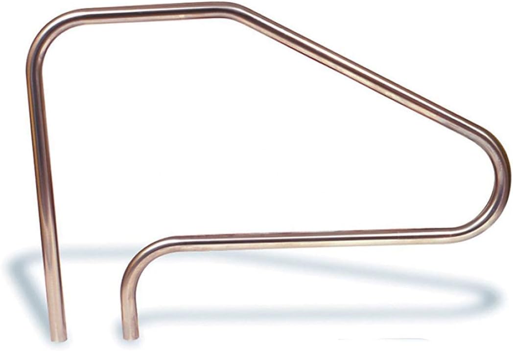 Aqua Select Premium Stainless Steel Pool Hand Rail for Inground Swimming Pools | Measures 50" x 36" x 8" Stainless Material | Easy to Install