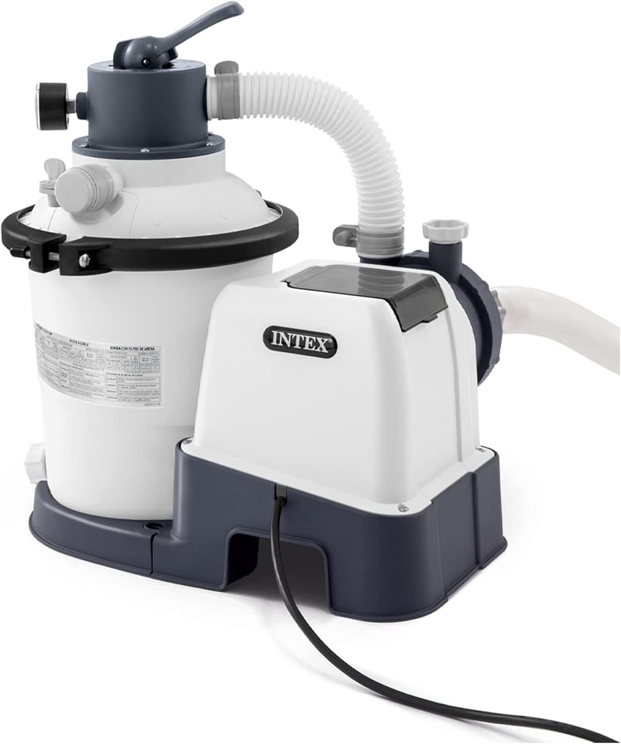 Intex 26651EG 3,000 GPH Above Ground Pool Sand Filter Pump with Automatic Timer