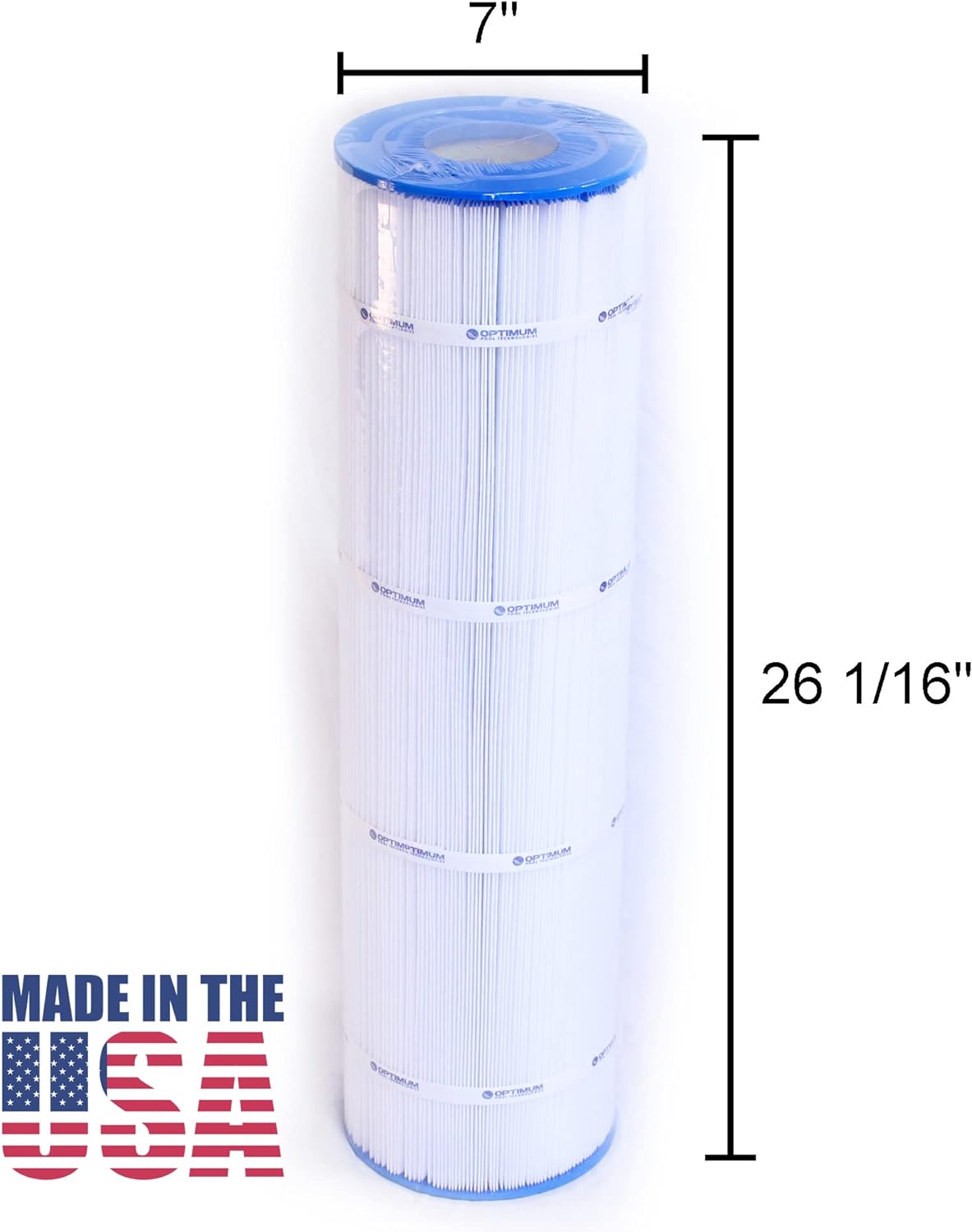 Optimum Pool Technologies® Pool Filter 4-Pack, Compatible Replacement for Pentair® Clean & Clear Plus 420 178584, R173576, Unicel C-7471, Pleatco PCC105, & Filbur FC-FC-6470, FC-1977 Filter Cartridges