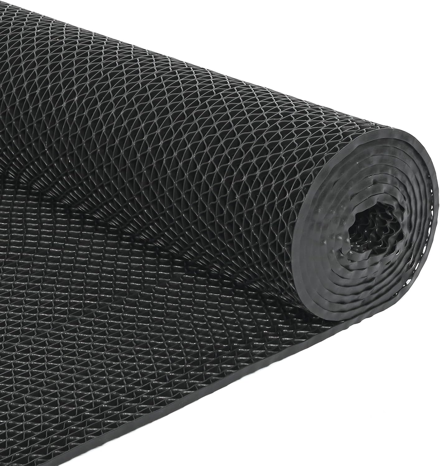 jxgzyy Commercial Drainage Mat Non Slip Drainage Floor Matting 3'x10' Heavy Duty Swimming Pool Mat for Restaurant Kitchen Bathroom Bar Garden Outdoor Wet Area, Black