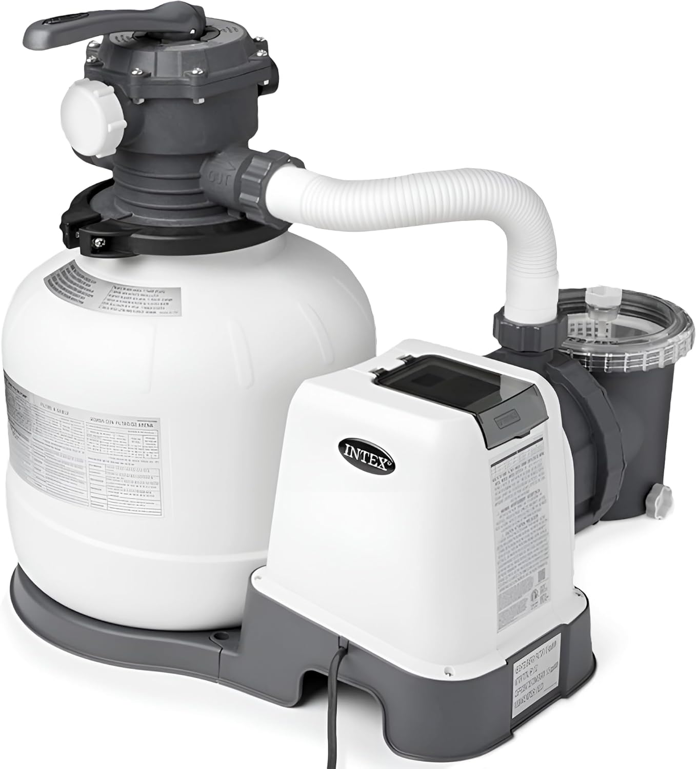 Intex 26651EG 3,000 GPH Above Ground Pool Sand Filter Pump with Automatic Timer