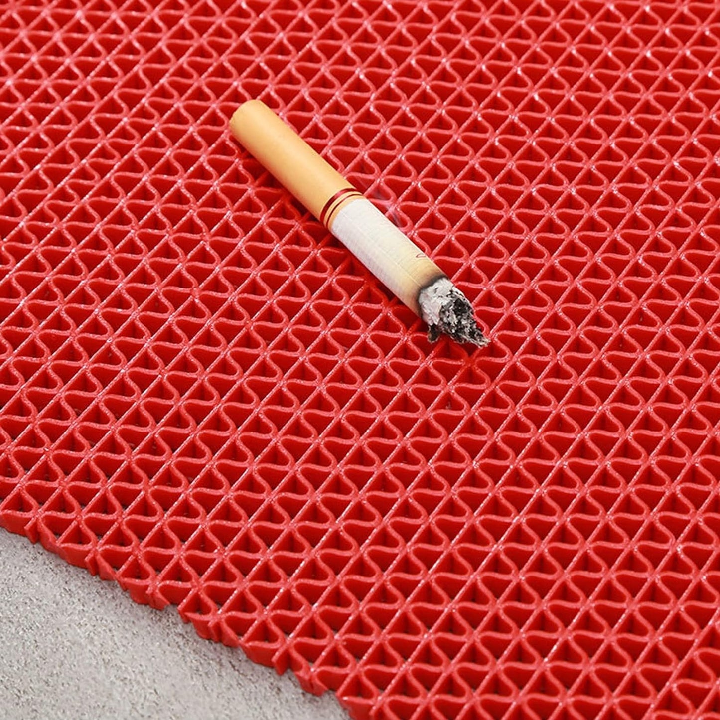 WLWLEO Drainage Non Slip Flooring Mats Swimming Pool Bathroom Anti-Fatigue Rubber Matting 3x10 Ft Heavy Duty Commercial Anti Slip Floor Mats for Garage Restaurant Sauna SPA,Gray/Grey,0.9×3M